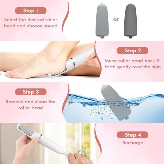 Electric Pedicure Foot File Callus Remover