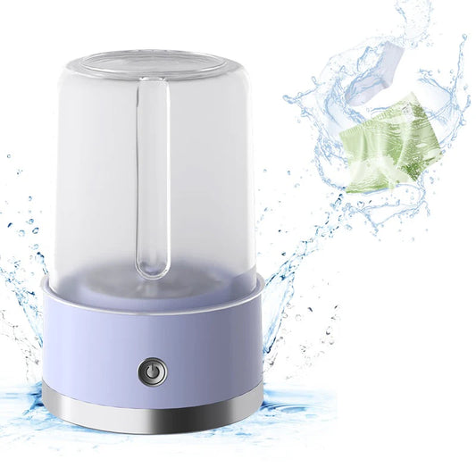 Portable Mini Washing Machine | Compact Deep Cleans Underwear, Baby Clothes, Small Laundry | Lightweight for Apartment, Dorm, Hotel, Travel & Camping | Quiet Energy-Efficient
